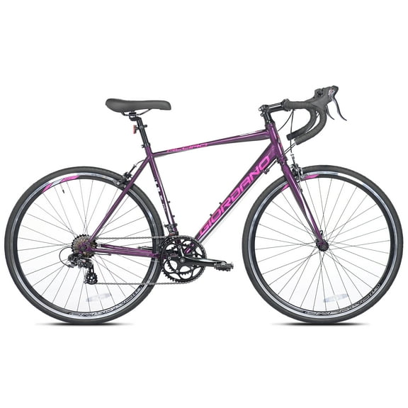 700C Giordano Acciao Road Adult Bicycle, Medium Frame, Fits Rider 5'3 - 5'8", Unisex, Purple