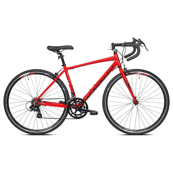 700C Giordano Aversa Road Adult Bicycle, Small Frame, Fits Rider 5'4 - 5'8", Unisex, Red