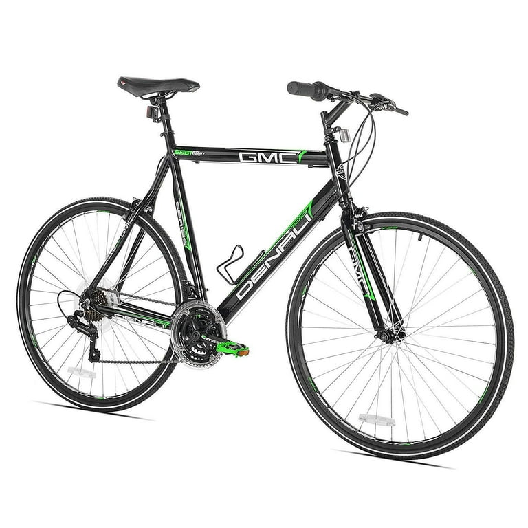 700C Gmc Denali (20 Frame) (Black/Green)(Flat Handlebars
