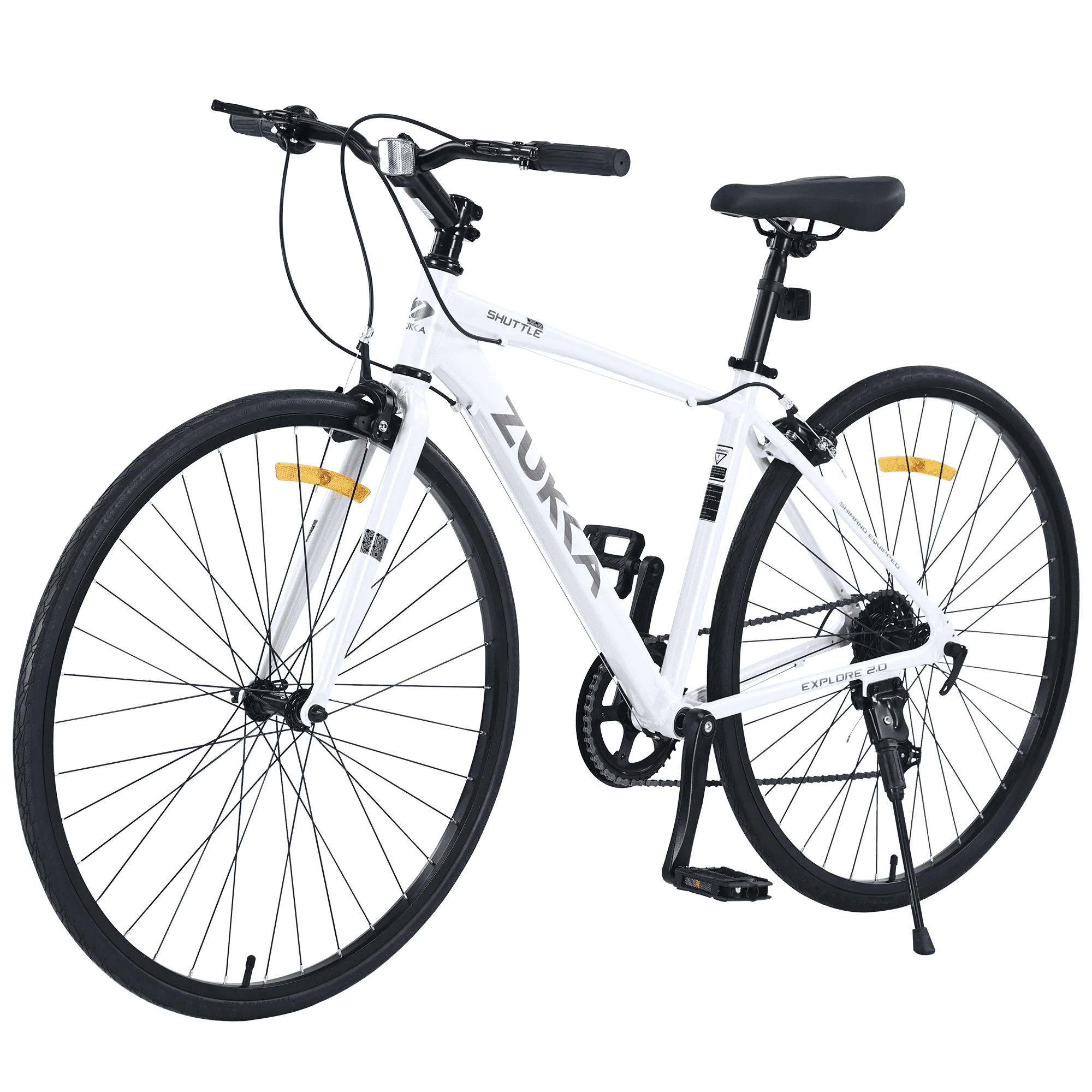 Aezusy 700C Road Bike Shimano 7 Speed Aluminium Frame Racing Bicycle