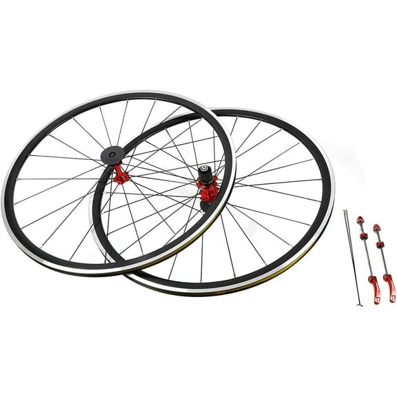 700C Road Bike Wheel 7/8/9/10/11 Speed Front & Rear Road Bicycle Wheelset Aluminum Rim C/V Brake
