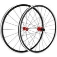 thumbnail image 1 of 700C Road Bike Wheel Set, 45# Steel Ultra-Light Aluminium Alloy Front Rear Bike Wheels, 661Lbs Load Front&Rear Bicycle Wheel Set Aluminum Rim C/V Brake Compatible with 7-12 Speed, 1 of 7