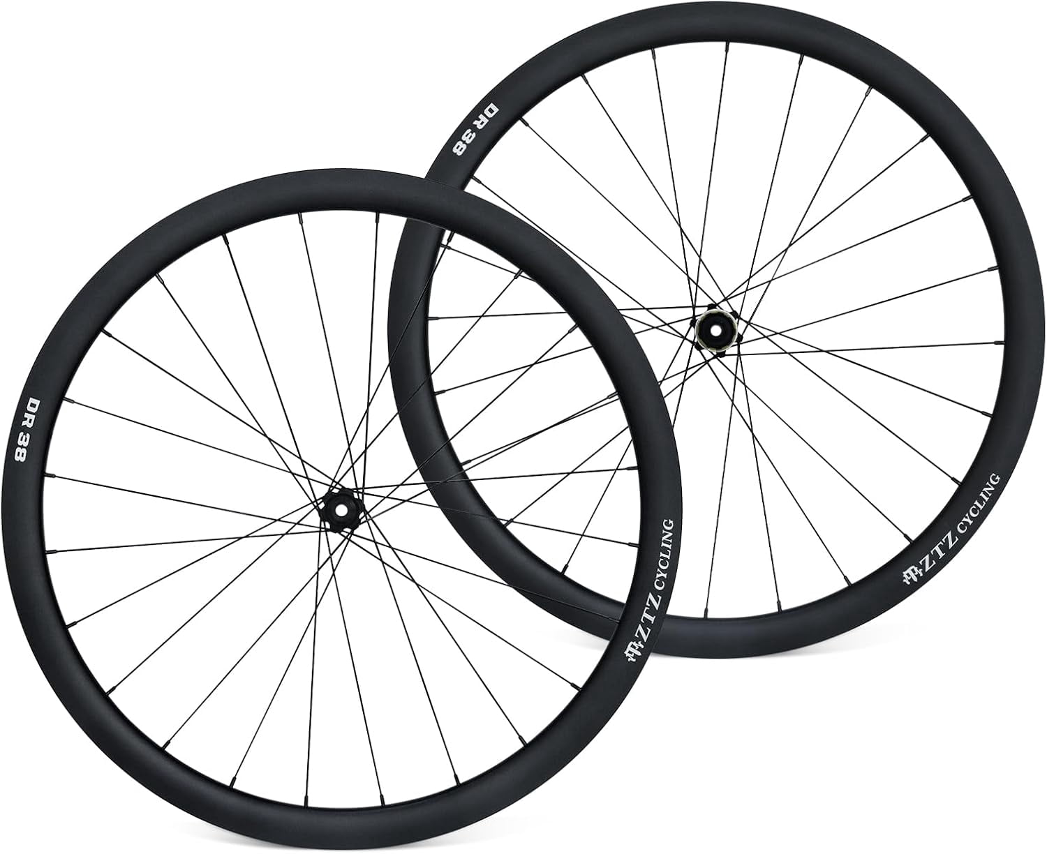 Route Bike Rims 700C Road Bike Wheelset, Ultralight Aluminum Alloy 38mm Deep Disc Brake ...