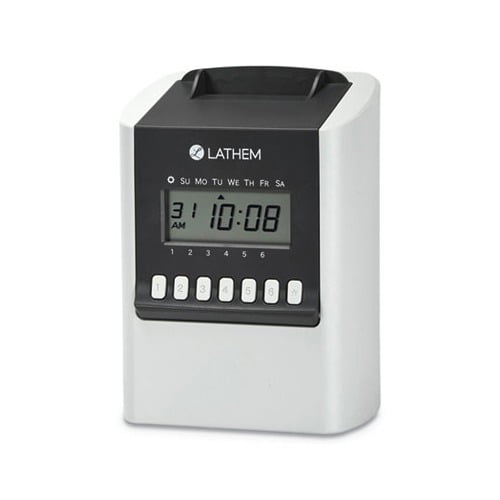 700E Calculating Time Clock White