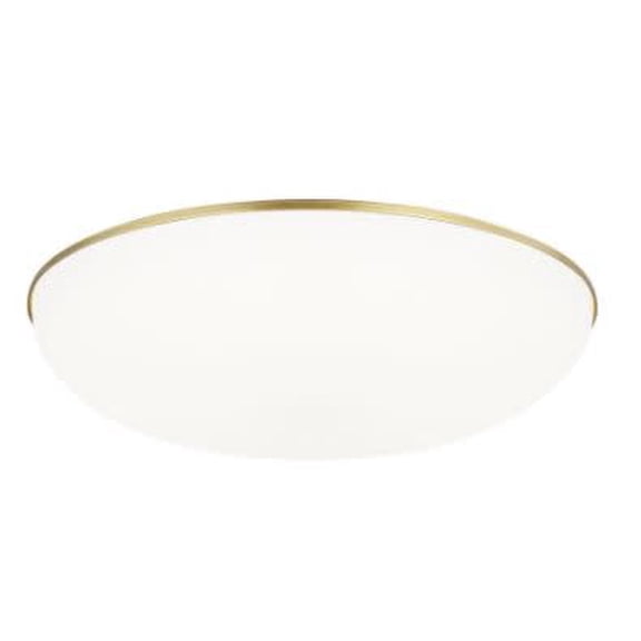 Open Box 700FMMGN13BR-LED930-277-Visual Comfort Modern Collection-Tech Lighting-Megan-277V 42W 1 LED Flush Mount In Modern Style 2.7 Inch Tall and 13 Inch Wide