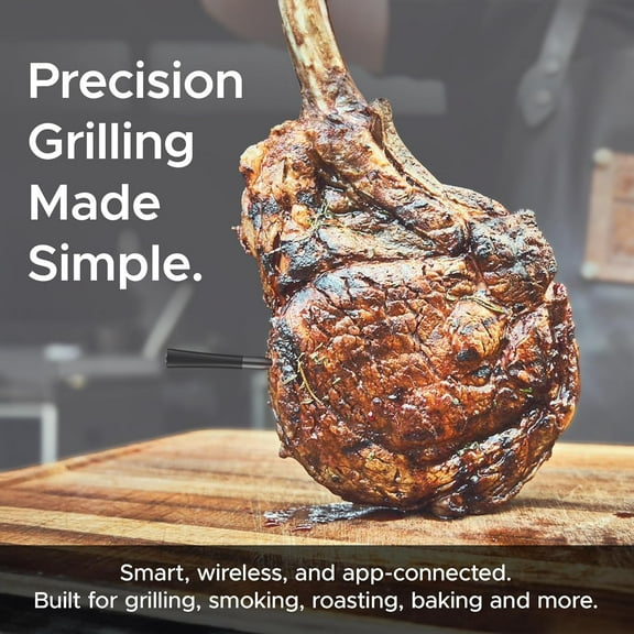 700FT Wireless Meat Thermometer with LCD Screen, Digital Cooking Food Thermometer for Beef Turkey