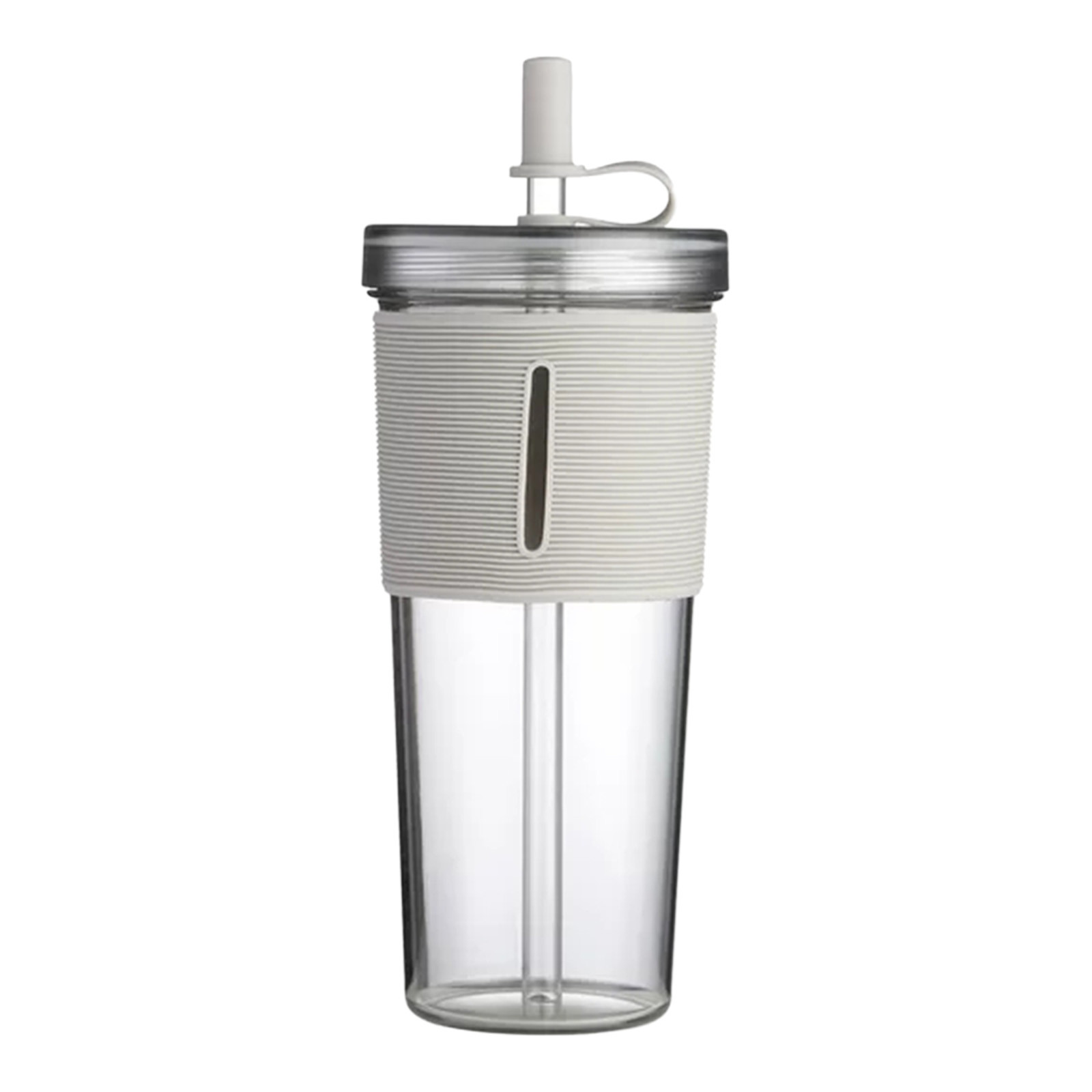 700ML Acrylic Travel Tumbler With Lid And Straw Insulated Double Wall ...