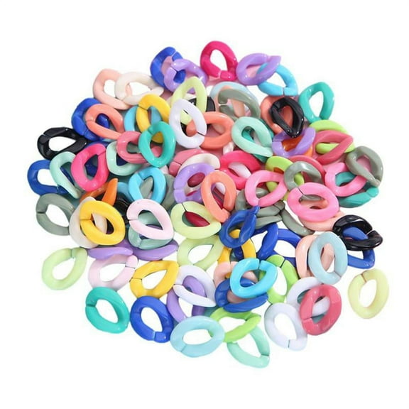 700PCS Colorful Link Chain Buckle for DIY Handmade Keychains Earrings