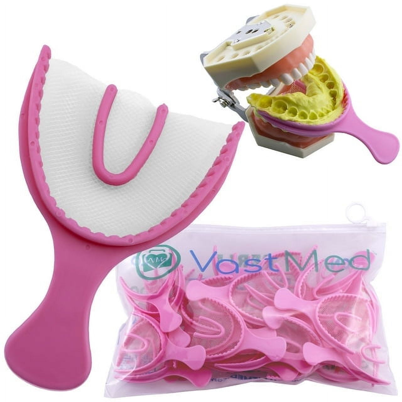 700PCs Dental Grade Disposable Dental Triple Bite Registration Tray by