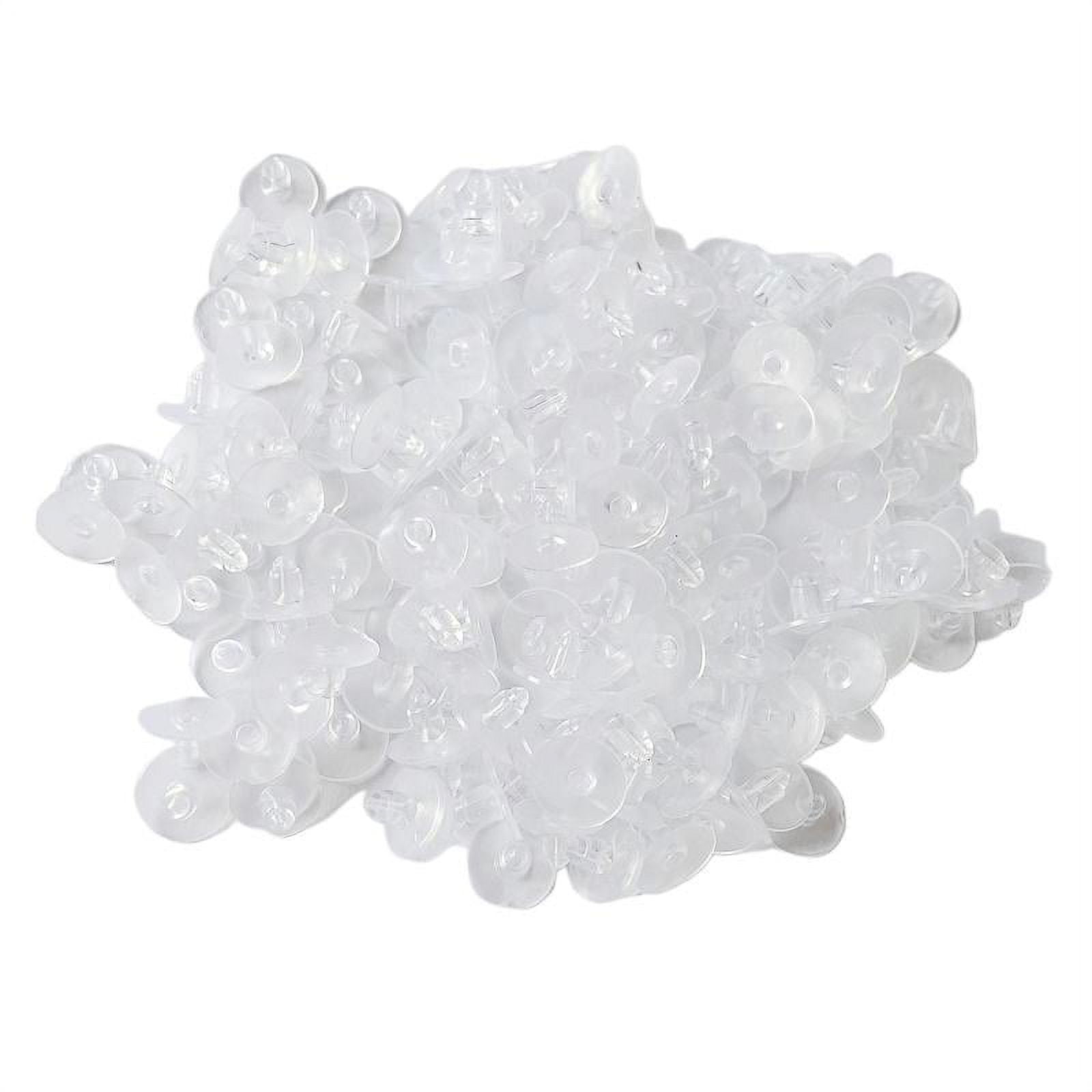 700Pc Earring Backs for Studs Rubber Clear Earring Backs Silicone