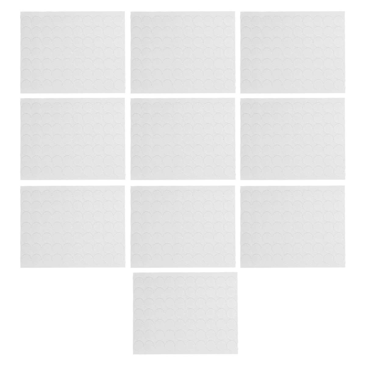 700Pcs/10 Sheets Clear Sticky Putty Removable Round Putty DoubleSided