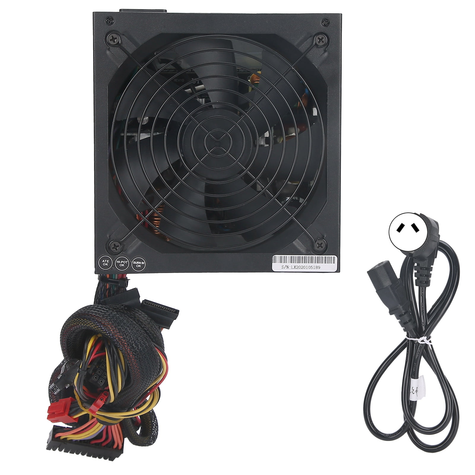 700W ATX PC Power Supply with 14CM Mute Fan, 24PIN, 110230V