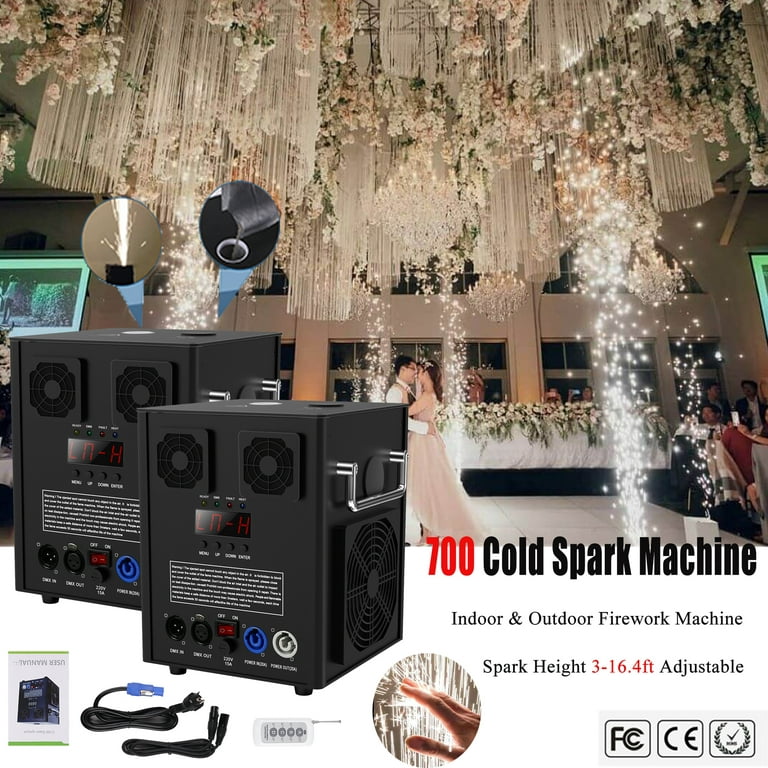 700W Cold Spark Firework Machine DMX512 Stage Equipment Showing