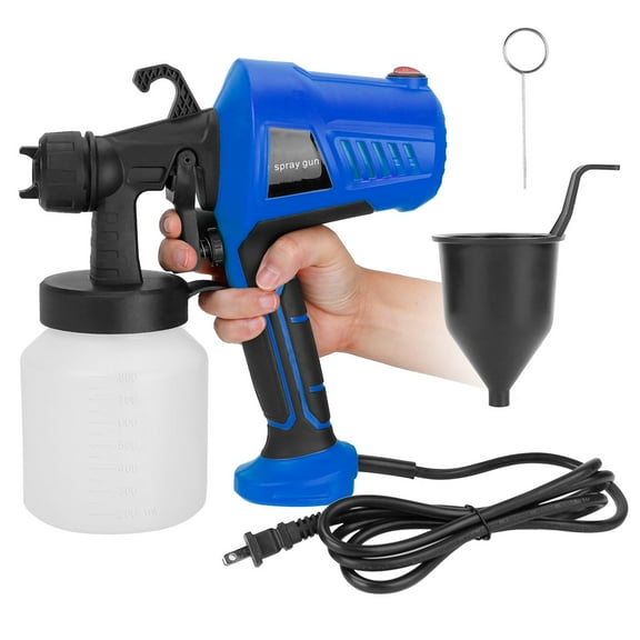 700W Electric Paint Sprayer Handheld HVLP Spray Painter Painting Spray Gun For Fences Brick Walls w/ 3 Spray Patterns 800ML Detachable Cup