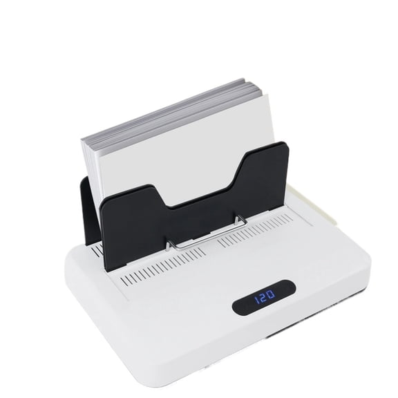 700W Hot Melt Binding Machine - No Preheating & Punch-Free For A4 Documents (60mm Thick, 3 Timer Modes) ,High Compatibility