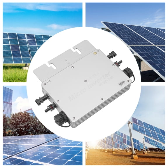 700W Micro Inverter Solar Grid Tie Microinverter IP65 Self Cooling 120V Automatic Identification Power Inverters
