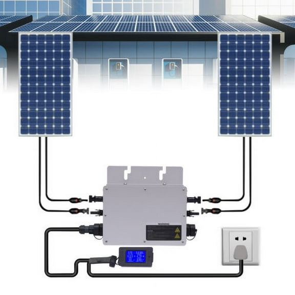 700W Solar Grid Tie Micro Inverter Fit Solar Panel Waterproof Grid Tie Inverter