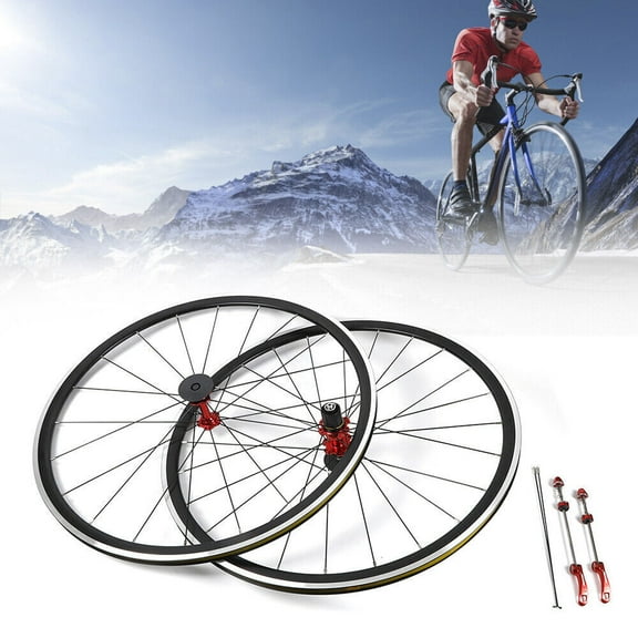 700c Bicycle On Road Racing Bike Front Rear Wheels Set 7/8/9/10/11 Speed 30mm