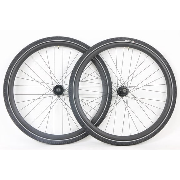 700c Disc Brake Rim Brake Road TouringRoad Hybrid Bike Wheel Set for Cassette 700 x 42 CST City Tires and Tubes