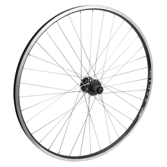 700c Disc Rear Wheel - QR, 36H, 8-Speed Cassette, Black MSW