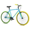 thumbnail image 1 of 700c Kent Ridgeland Hybrid Bike, Adult, Blue/Green, 1 of 12