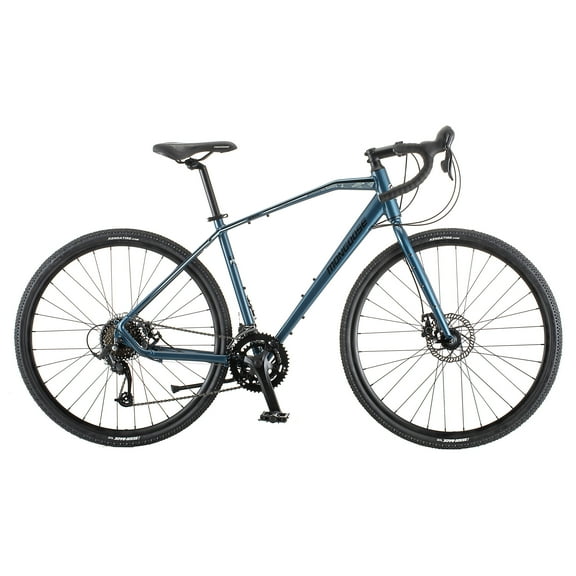 Mongoose Grit Adventure Road Bike, 700c Wheel, 14 Speed, Blue