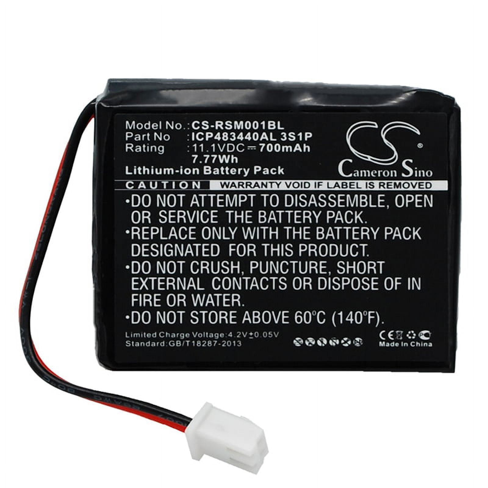 700mAh Ratiotec ICP483440AL 3S1P Battery for Soldi Smart Banknote ...