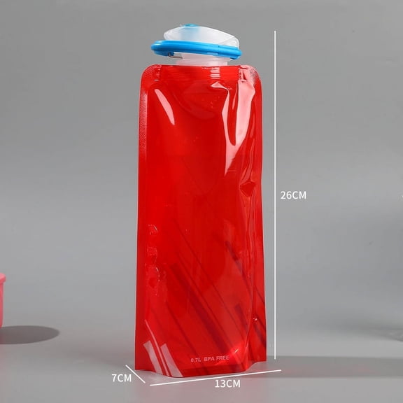 700mL Reusable Sports Travel Portable Collapsible Folding Drink Water Bottle Kettle Outdoor Sports Plastic Water Bottle