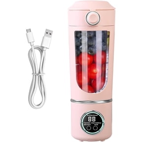 700ml Portable Blender Cup, USB Rechargeable Fruit Mixer,Single-Touch Pulse System, Leak-Proof Safety Lock, High-Capacity Battery for Travel and Office Use