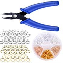 700pcs Small Split Ring With Split Ring Pliers,double Closed Jump Rings,craft Jump Loops Opener For Necklaces And Bracelets,split Rings For Jewelry Making