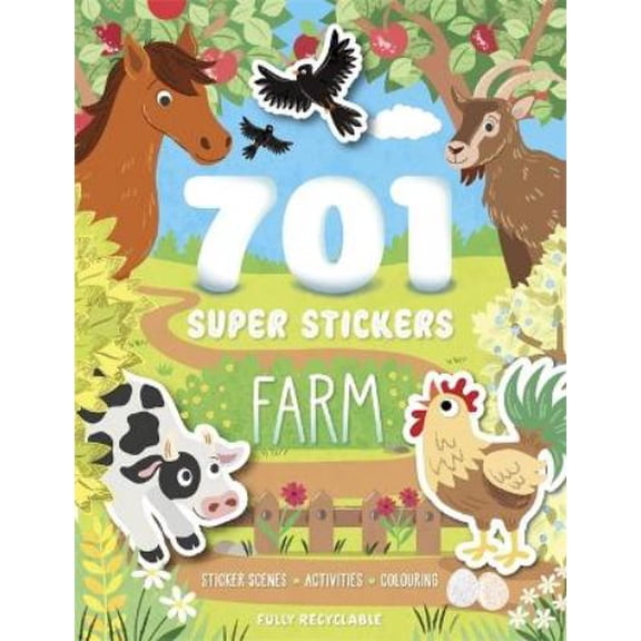 701 Super Stickers Farm (Paperback)