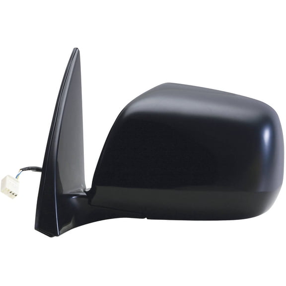 70102T - Fit System Driver Side Mirror for 01-07 Toyota Highlander, black, foldaway, Heated Power