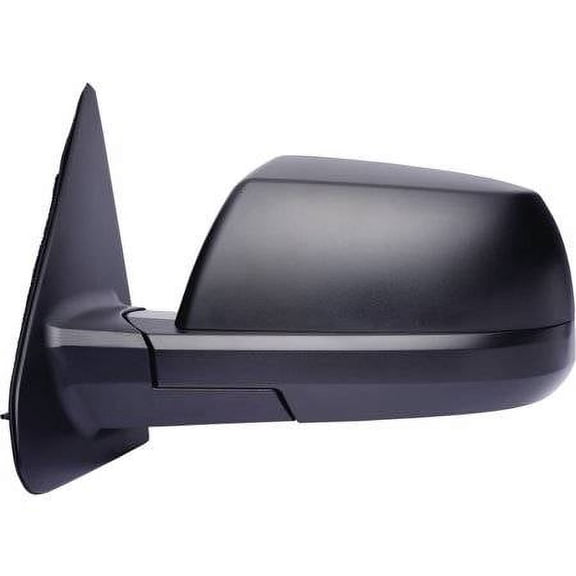 70130T - Fit System Driver Side Mirror for 07-13 Toyota Tundra Pick-Up Base, SR5 Model, w/ cold climate, textured black, foldaway, Heated Power Fits select: 2007 ,2010 TOYOTA TUNDRA CREWMAX SR5