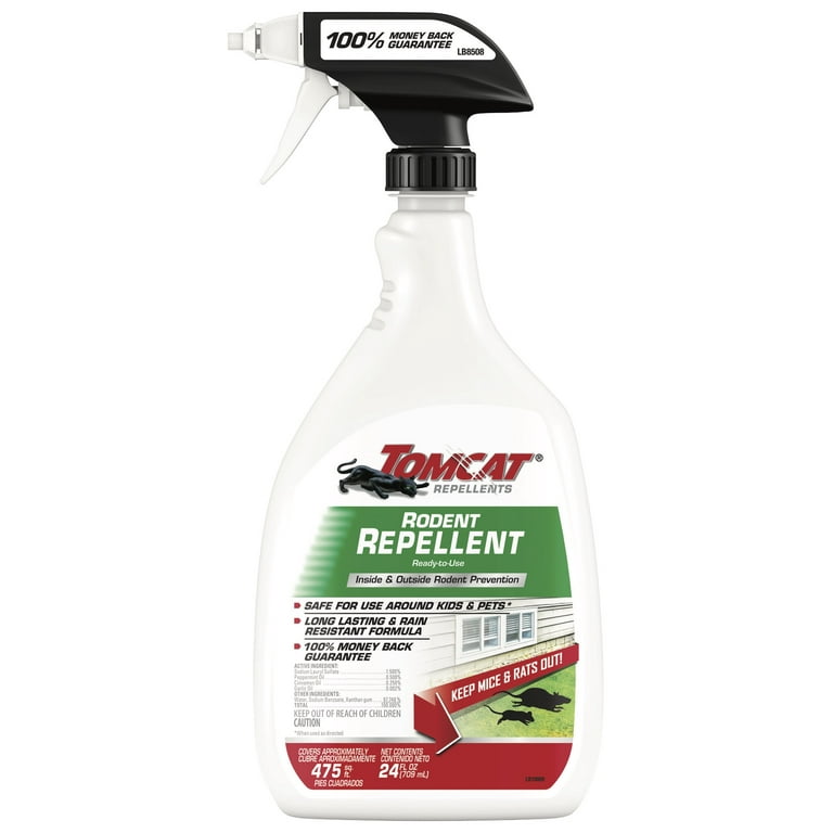 TOMCAT 14 oz. Rodent Repellent for Indoor and Outdoor Mouse and Rat  Prevention, Continuous Spray 036830605 - The Home Depot