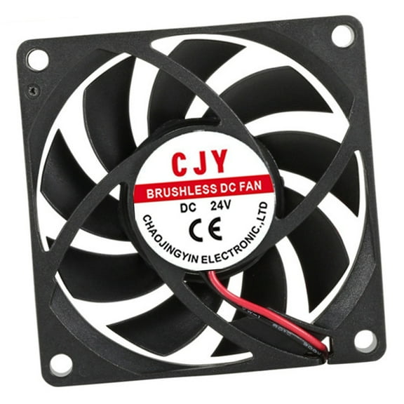 7015 Cooling Fan, Low Noise High Efficiency with ABS Design, for PC Servers, Printers and Electronic Devices 5V 12V 24V