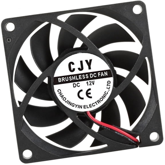 7015 Cooling Fan, Low Noise High Efficiency with ABS Design, for PC Servers, Printers and Electronic Devices 5V 12V 24V