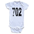 thumbnail image 1 of 702 Las Vegas Nevada Area Code Baby Bodysuit - One Piece Baby Bodysuit, 0-3 Months White, 1 of 2