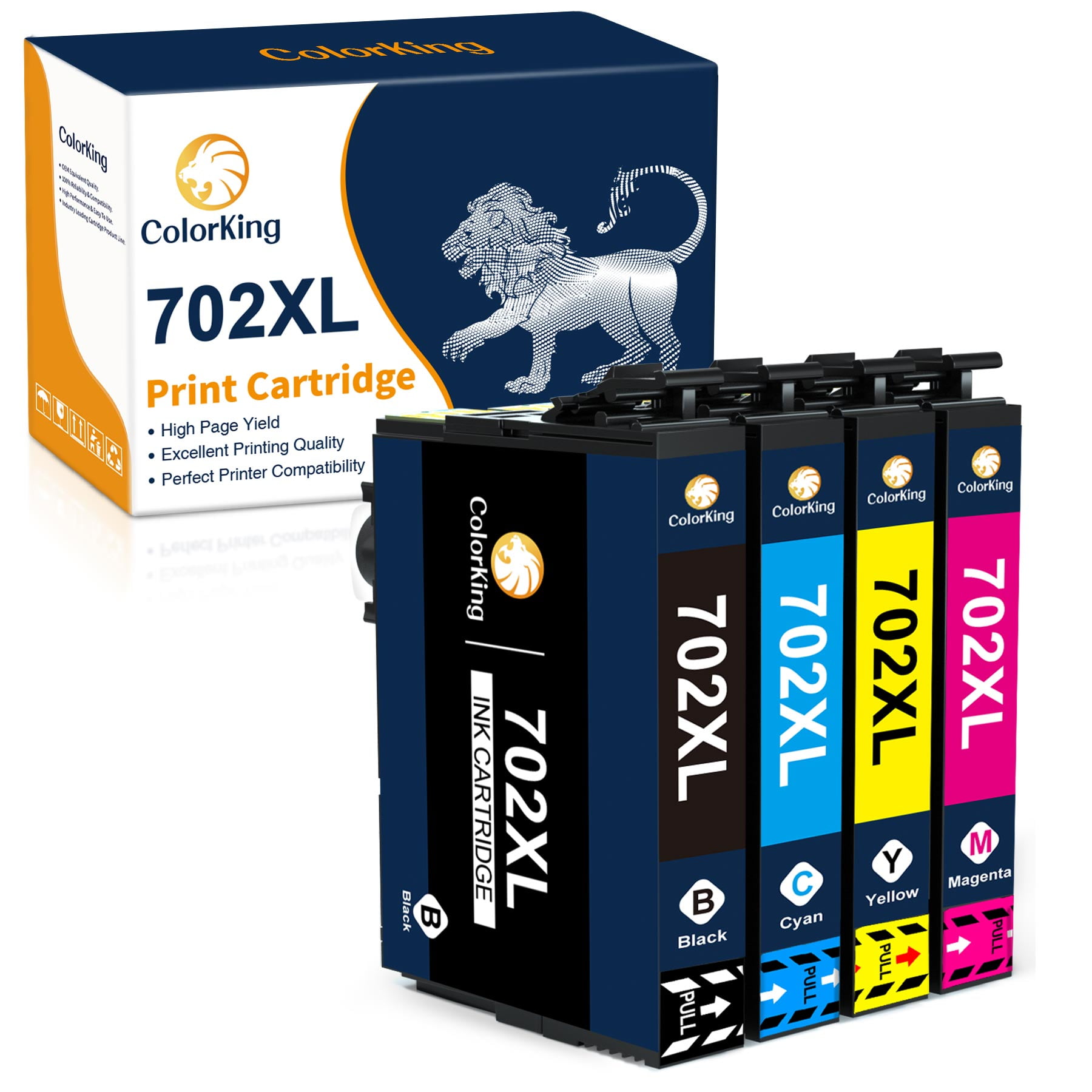 702 XL T702 702XL T702XL Ink Cartridge Replacement for Epson 702XL 702