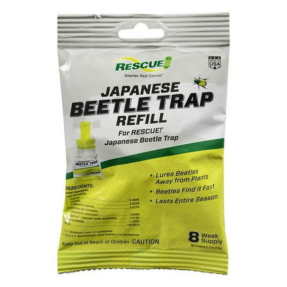 RESCUE! Japanese Beetle Trap Refill - Pest Control for Lawn & Garden