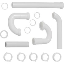 7027010N Fits Most Sinks Complete Kitchen Drain Repair Kit, White