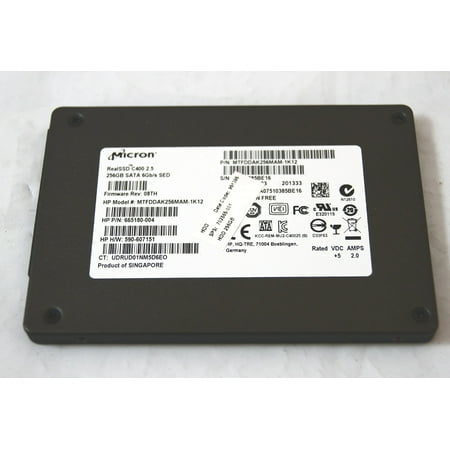 702865-001 HP Micron RealSSD C400 2.5 Solid State Drive SSD 256GB SATA 6Gb/s