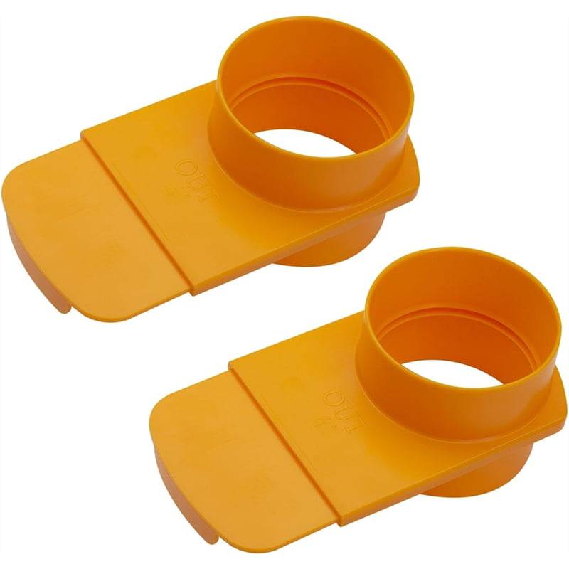 70295 4-Inch Integrated Blast Gate Clog , Anti- Tapered Plastic Fitting ...