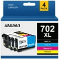 702XL Ink Cartridge for Epson Ink 702 T702 XL for Workforce Pro WF3720