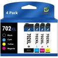 thumbnail image 1 of 702XL Ink Compatible with Epson 702 Ink Cartridges for Workforce Pro WF-3720 WF-3730 WF-3733 Printer, 1 of 11