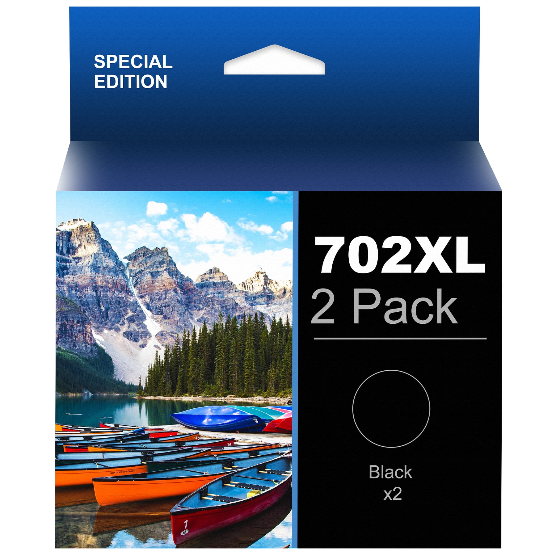 702XL T702 702 XL Black Ink Cartridges Replacement for Epson Workforce