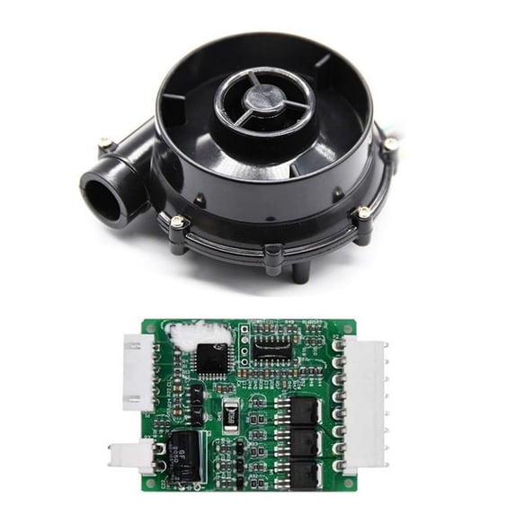 7040 DC High Pressure Blower, Mini Centrifugal Turbo Fan, Small Blower,Can Be Used for Sleep Ventilator Oxygen(24V ),1 x Mini Centrifugal Turbo Fan 1 x drive,As Shown