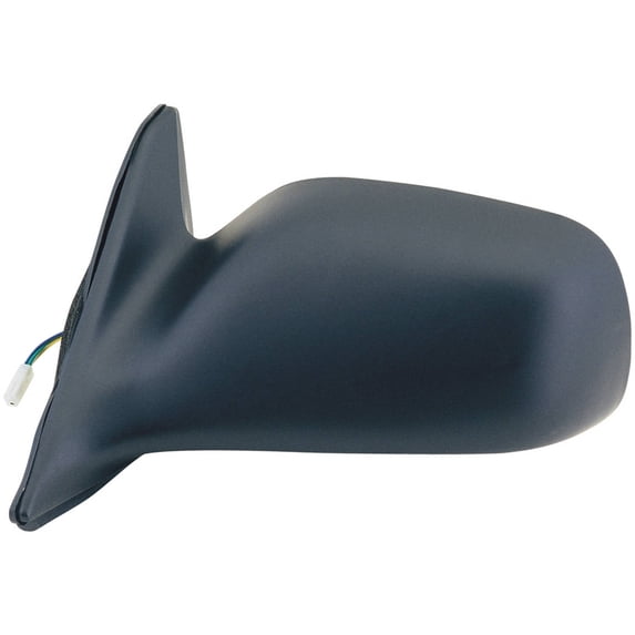 70522T - Fit System Driver Side Mirror for 88-90 Toyota Corolla Sedan, Wagon, black, US built, non-foldaway, Power