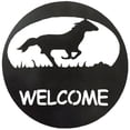 thumbnail image 1 of 7055 Inc Horse Welcome Circle Wall D cor, 1 of 2