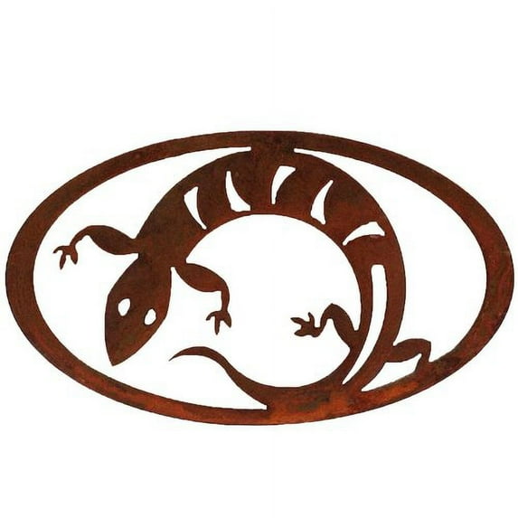7055 Inc Lizard Oval Wall D cor