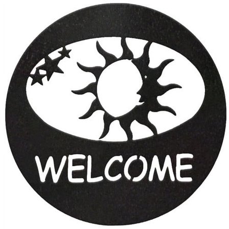 7055 Inc Sun Welcome Circle Wall D cor